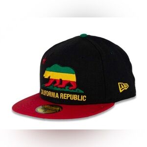 California Republic New Era 59FIFTY Fitted Cap Hat size 7.5 (59.6cm)